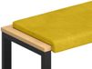 vidaXL Bankkussen fluweel geel 110 cm