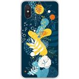 1001 coques Xiaomi Mi 8 Pro Sea flowers bedrukt siliconen hoesje