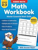 Math Workbook for Grade 2–3 - Addition, Subtraction, Multiplication & Division: Over 1000 Multi-Digit Math Exercises with Answer Key | Math Practice Workbook for Kids Ages 7–9