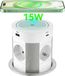 Prise escamotable avec USB C PD 75 W - Prise encastrable 4 voies avec chargeur sans fil 15 W - Cuisine - Blanc