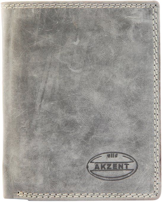 Akzent Herenportemonnee van hoogwaardig echt leer Milad Akzent portemonnee van echt leer