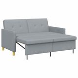 vidaXL Slaapbank Lichtgrijs Stof 154 x 94,5 x 80,5 cm