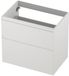 INK - Onderkast 2 Laden Greeploos Gelakt 45gr A-symmetrisch - 700x450x650 Mm - Mat Wit