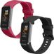 kwmobile 2x bracelets de montre pour Huawei Band 4 bracelet - bracelets de montre connectée en TPU - bracelet de suivi d'activité en noir / bordeaux