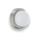 EVI Herrajes I-205 Wanddeurstopper Wit Siliconenrubber