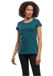 Build Your Brand Basic T-shirt voor dames, Turkoois, 5XL
