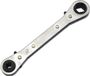 Allesto Ratelsleutel voor reparatie - dubbele dopsleutel - sleutel - 4 in 1 - 6,8 inch lange dubbele metrische ratelsleutel - betrouwbare ratelsleutel voor koelapparatuur, airconditioning reparatiegereedschappen