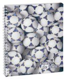 Exacompta - 999183E - Sport tekstboek - Omslag met spiraalbinding en afneembare weektabbladen - 17 cm x 22 cm - Voetbal motief
