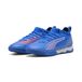 PUMA Ultra 6 Match It + Mid Jr voetbalschoen voor kinderen, uniseks, Ultra Blue PUMA Wit Gloeiend Rood, 35 EU
