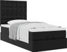 Prolenta Maison Exclusive - Ottoman bed met matras, zwart, 90x190 cm, kunstleer