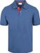 GANT Contrast Piqué Poloshirt Vintage Blauw - Maat XXL - Heren