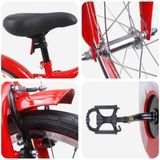 vidaXL Kinderfiets 18 Inch Rood