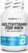 BiotechUSA Multivitamines pour hommes - 60 comprimés