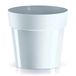 Prosperplast Pot de fleurs Cube Basic, blanc