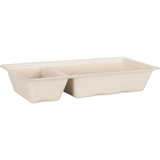 Depa Bak Bagasse Snackbak 203x95x30mm Naturel 600 stuks