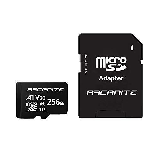 ARCANITE 256 GB microSDXC-geheugenkaart met adapter - UHS-I U3, A1, V30, 4K, C10, microSD - AKV30A1256