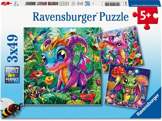 Ravensburger Baby Garden Dragons Kinderpuzzel 150 XXL Stukjes