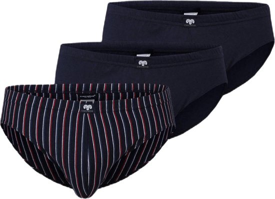 Ceceba 3-pak heren slips Foxe-packet 2270 - Navy red - XXL