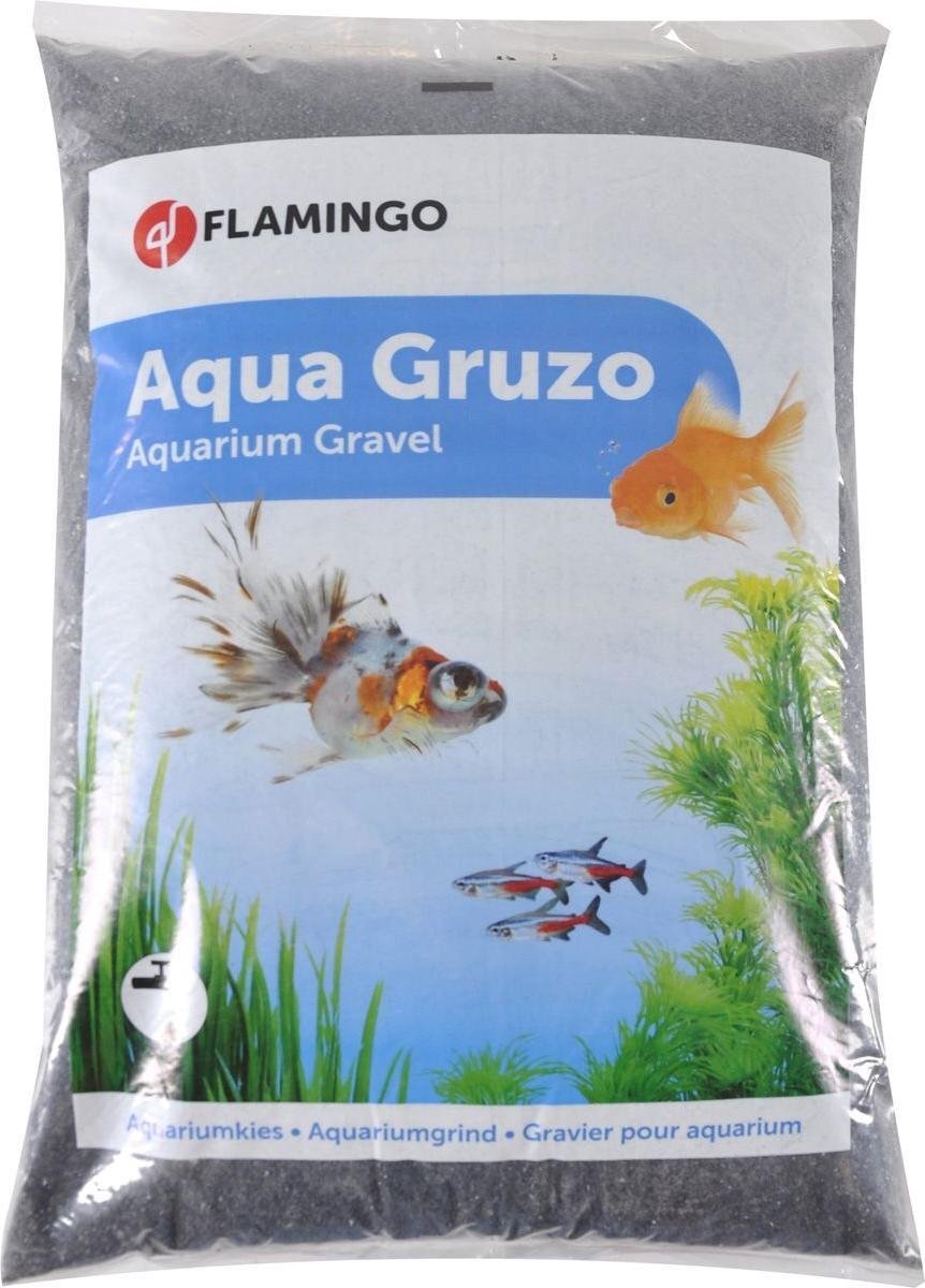 FLAMINGO Aquarium Grind Zwart - Zwart - 9 kg