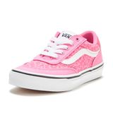 Vans Brooklyn LS Leopard meisjes sneakers roze - Maat 34