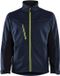 Blåkläder Softshell Veste 4950-2516 - Bleu marine foncé/Jaune haute visibilité - S