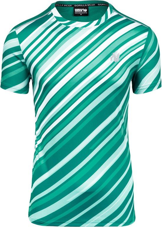 Gorilla Wear Easton T-shirt - Groen/Wit - Maat S