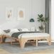 Maison Exclusive - Cadre de lit, marron, 150 x 200 cm, en pin massif