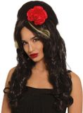 Fiestas Guirca Fiestas Verkleed pruik Amy Winehouse - Bruin