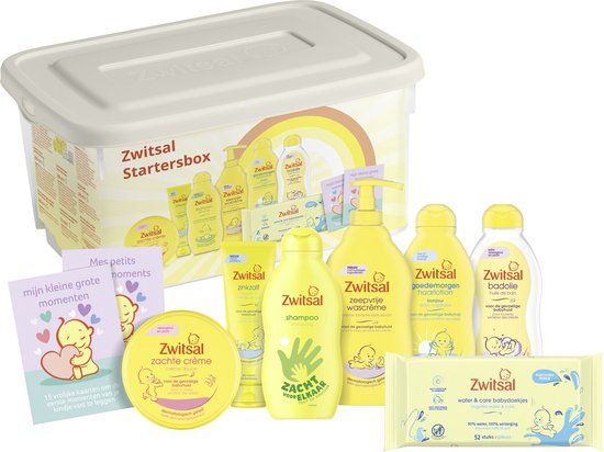 Zwitsal Cadeaupakket - Startersbox - voor verzorging van de gevoelige babyhuid - 1 stuk