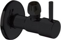 Best-Design Nero-Solara hoekstopkraan + rozet 1/2 x 10 mm Noir Mat
