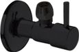 Best-Design Nero-Solara hoekstopkraan + rozet 1/2 x 10 mm Noir Mat