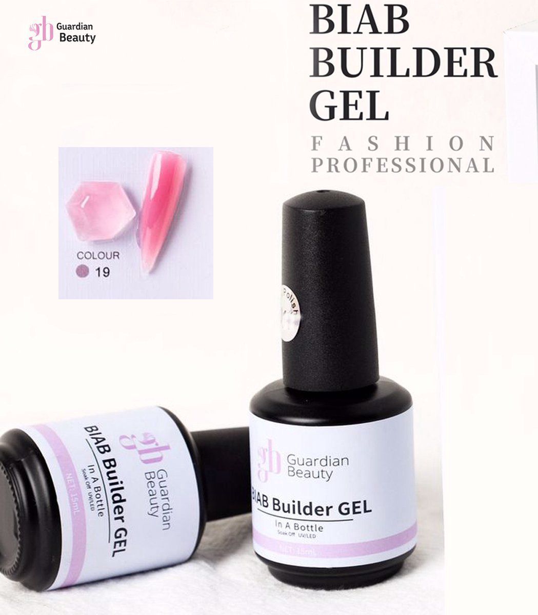 Guardian Beauty Nagel Gellak - Biab Builder gel #19 - Gellex - Absolute Builder gel - Aphrodite | BIAB Nail Gel 15ml - 8720211917554