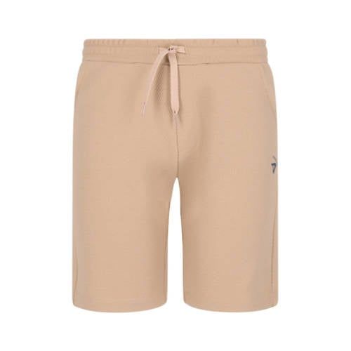 TYGO & vito NextGen regular waist casual short zand met textuur