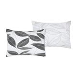 STOF - Kussensloop tas - 50 x 70 cm - Katoen Perkal - Zwart/Wit - Matisse