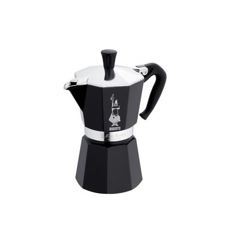 Bialetti Moka Express - Percolator - 1 Cup - Black - Aluminum