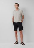 s.Oliver Bermuda Chino Noir Coton Regular Fit Hommes Taille 48