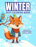 Winter Easy Coloring Book: Simple Line Art Pages for All Skill Levels