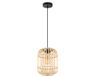 Home Sweet Home Boheemse Hanglamp Bamboe Cilinder Beige Ø21.5 x 131 cm E27