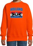 Bellatio Decorations Shoppartners Bv Oranje fan sweater voor kinderen - Holland met een Nederlands wapen - Nederland supporter - EK/ WK trui / outfit 130/140 (9-10 jaar)