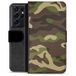 Samsung Étui Portefeuille Premium Samsung Galaxy S21 Ultra 5G - Camouflage