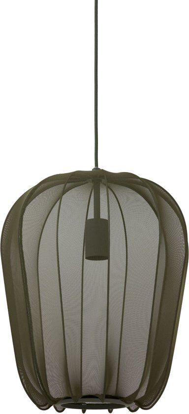 Light & Living Hanglamp Plumeria - Groen - Ø34cm - E27