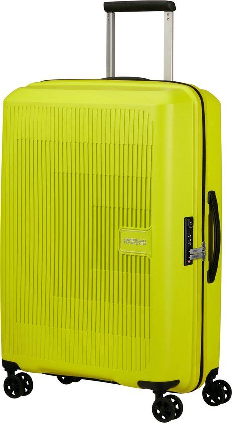 American Tourister Reiskoffer - Aerostep Spinner 67/24 Uitbreidbaar Light Lime