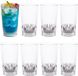 Excellent Houseware Verres à boire - 12 pièces - Verre - 410ml - Transparent