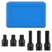 VW Golf, Sharan, Transporter jeu de douilles cannelées 1/2 pouce (M14, M16, M18) - 6 pièces
