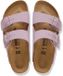 Birkenstock Arizona, Birkibuc Slippers - Vrouwen - Paars - Maat 37
