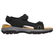Skechers Tresmen-Hirano 204106-BLK Mannen Zwart Sportsandalen Maat 43 EU