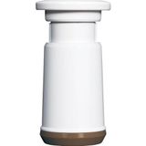 Vacuumsaver Leegpomp, bruin en wit, 9 x 5 x 9 cm