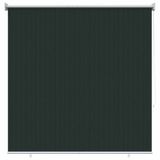 vidaXL Buitenrolgordijn 90% UV-blok Donkergroen 160 x 230 cm HDPE