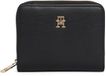 Tommy Hilfiger Icon Medium Zip-Around Portemonnee Zwart