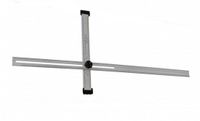 Merkloos / Sans marque EDMA Aluminium Meetlat met Goniometer - 120cm